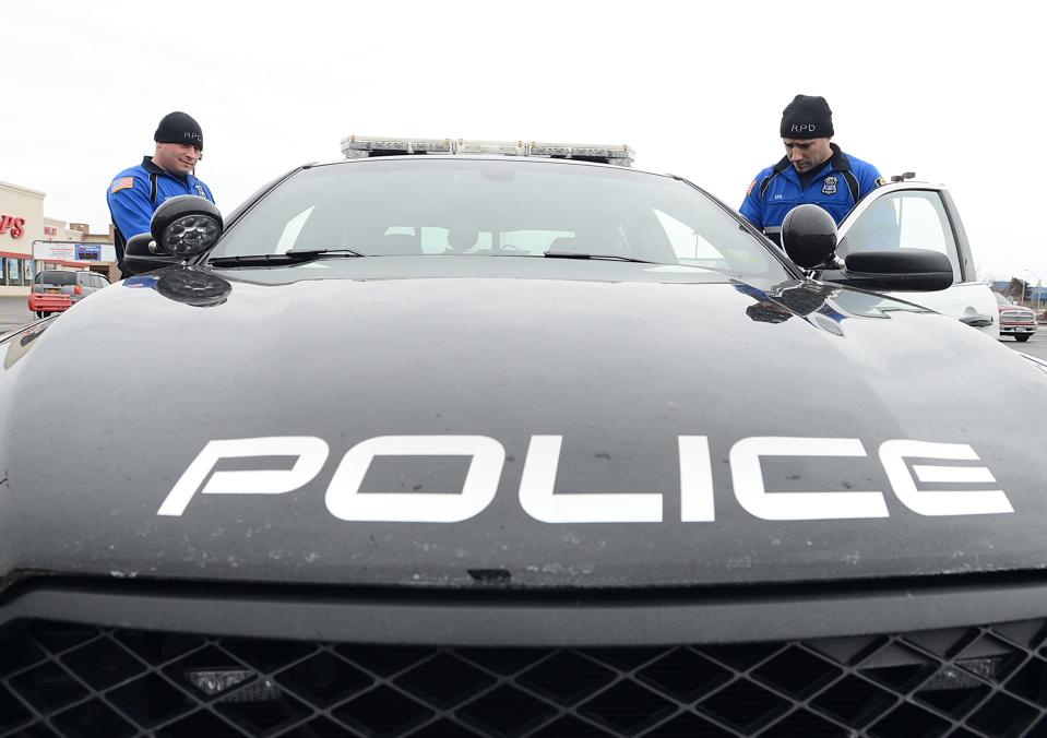 Rome police car.