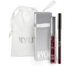 <p>This isn't your average Kylie Cosmetics lipkit. The deep plum shade that's a part of Jenner's first holiday collection is packaged in a silver box that doubles as a tree ornament. The fact that you were able to add the new release to your shopping cart before it sold out is guaranteed to earn you Brownie Points.</p> <p>$30 | <a rel="nofollow noopener" href="https://www.kyliecosmetics.com/collections/holiday/products/free-gift-bag-vixen-lip-kit" target="_blank" data-ylk="slk:SHOP IT;elm:context_link;itc:0;sec:content-canvas" class="link ">SHOP IT</a></p>