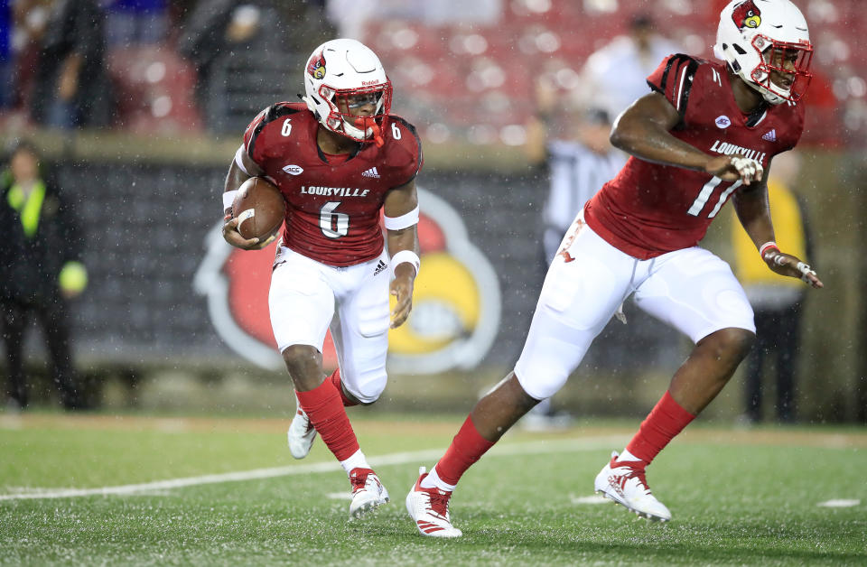 Russ Yeast decided to return to the Louisville football team this week. (Photo by Andy Lyons/Getty Images)