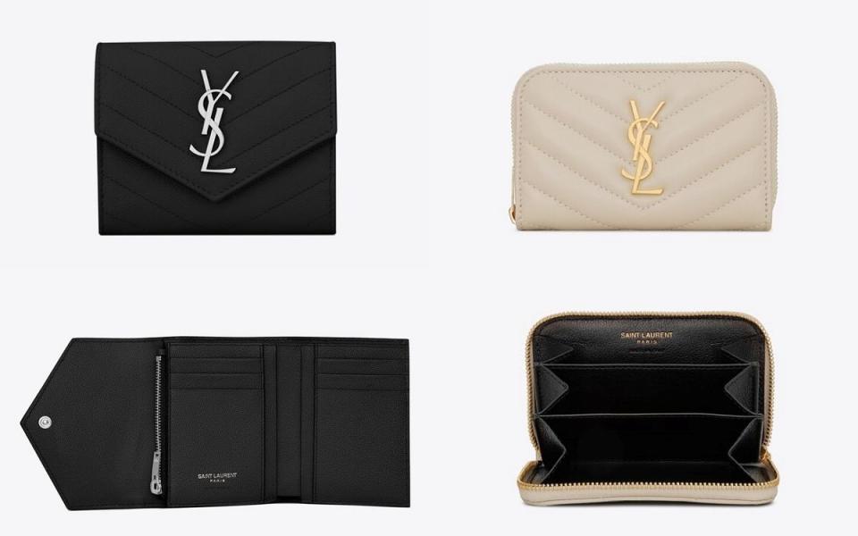 YSL皮夾絕對是小資女孩們不可錯過的入門系精品 圖片來源：Saint Laurent