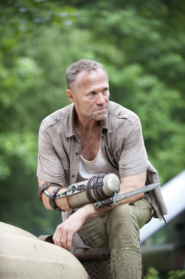 Michael Rooker as Merle Dixon in AMC's The Walking Dead. (Photo Credit: Gene Page/AMC)