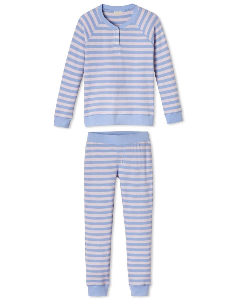 Lake Cloud Waffle Pants Set