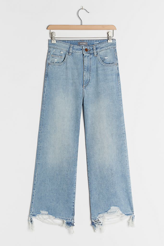 DL1961 Hepburn Ultra High-Rise Wide-Leg Jeans. Image via Anthropologie.