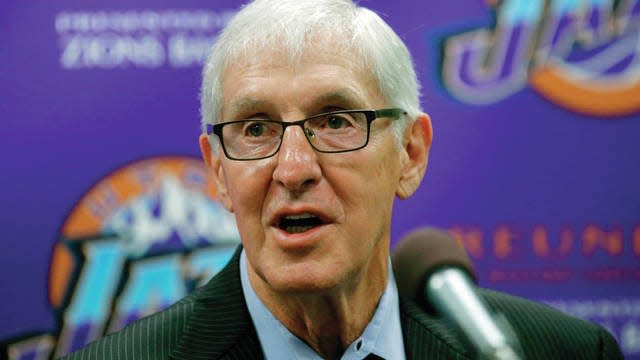 The Utah Jazz had a 31-23 record when longtime coach Jerry Sloan resigned in 2011.