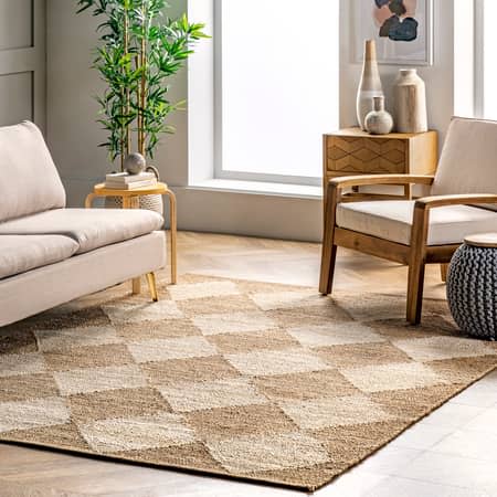 <p><a href="https://go.redirectingat.com?id=74968X1596630&url=https%3A%2F%2Fwww.rugsusa.com%2Frugsusa%2Frugs%2Frugs-usa-jute-checkerboard%2FNatural%2F200VCSE01A-8010.html&sref=https%3A%2F%2Fwww.housebeautiful.com%2Fshopping%2Fhome-accessories%2Fg42171243%2Fbest-jute-abaca-rugs%2F" rel="nofollow noopener" target="_blank" data-ylk="slk:Shop Now;elm:context_link;itc:0;sec:content-canvas" class="link ">Shop Now</a></p><p>Jute Checkerboard Area Rug</p><p>rugsusa.com</p><p>$673.95</p>