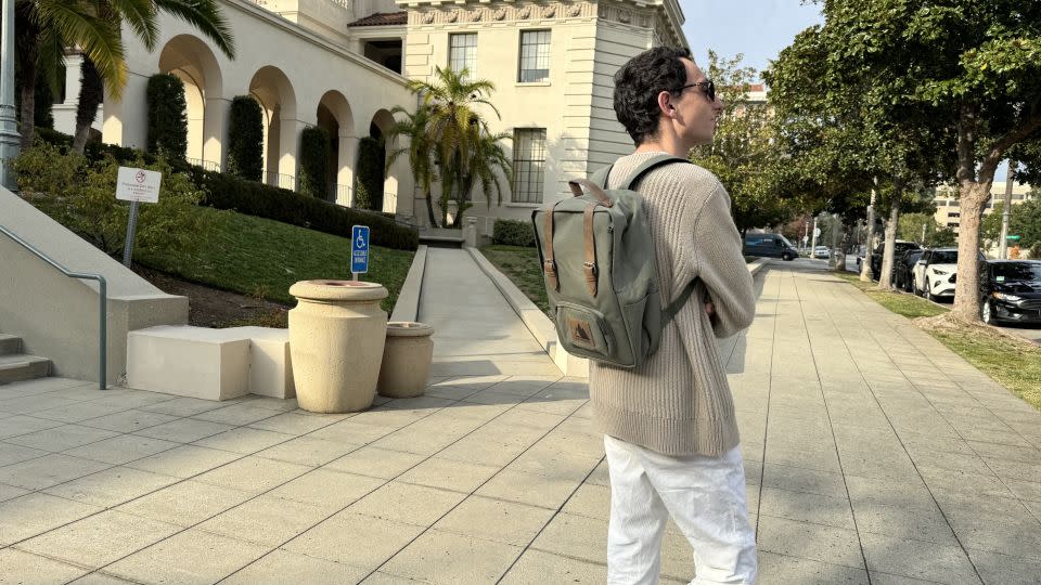 A lightweight travel backpack is essential for carrying a laptop and other travel accessories. - Kyle Olsen/CNN Underscored