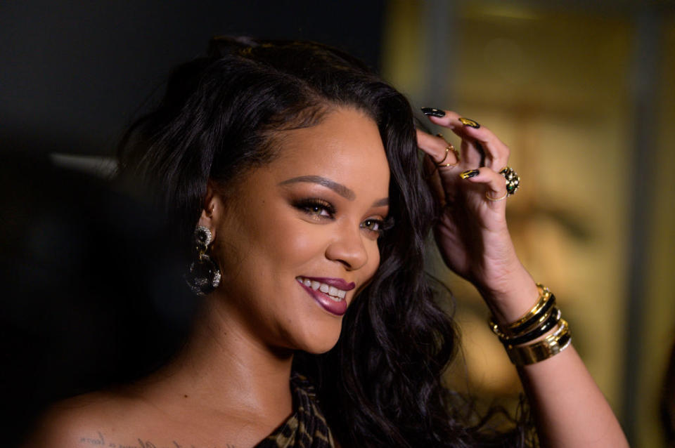 Singer Rihanna attends the launch of her first visual autobiography, 