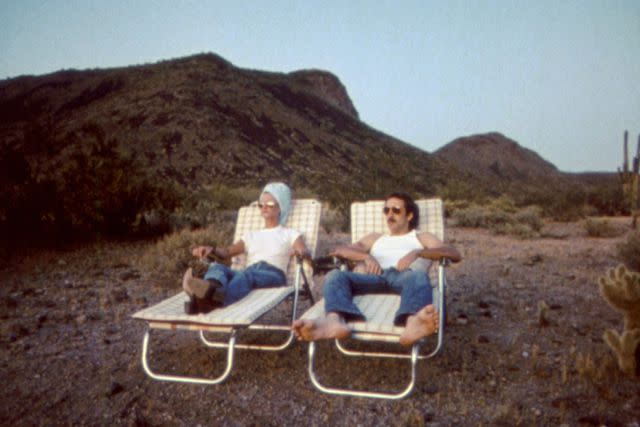<p>20th Century Fox/courtesy Everett Collection</p> Holly Hunter and Nicolas Cage in 'Raising Arizona'