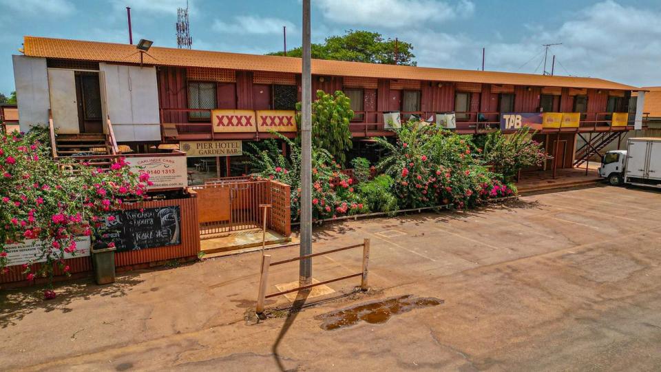 Port Hedland’s Pier Hotel became infamous in the 1970s after British writer John Dyson wrote a 2000-word article about the pub. Picture: Supplied