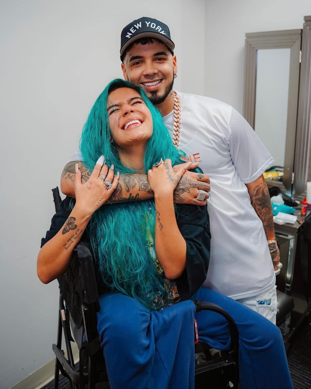 Karol G and Anuel AA