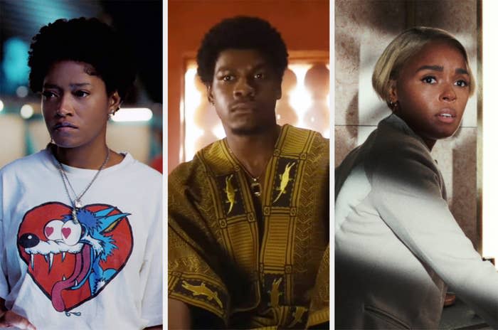 From left: Keke Palmer in Nope, John Boyega in The Woman King, Janelle Monáe in Glass Onion: A Knives Out Mystery