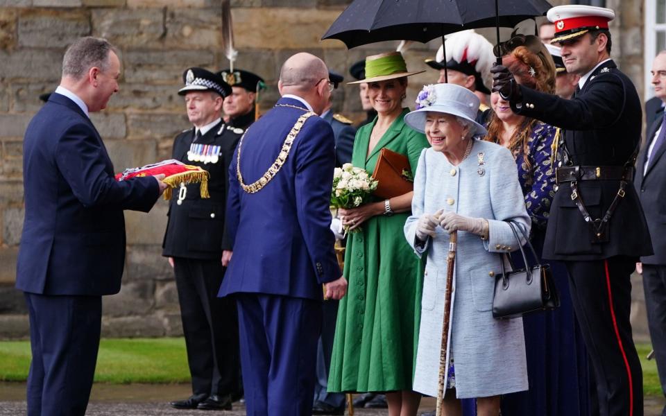 The Queen travels to Scotland for Ceremony of the Keys in first appearance since Platinum Jubilee - Jane Barlow /PA