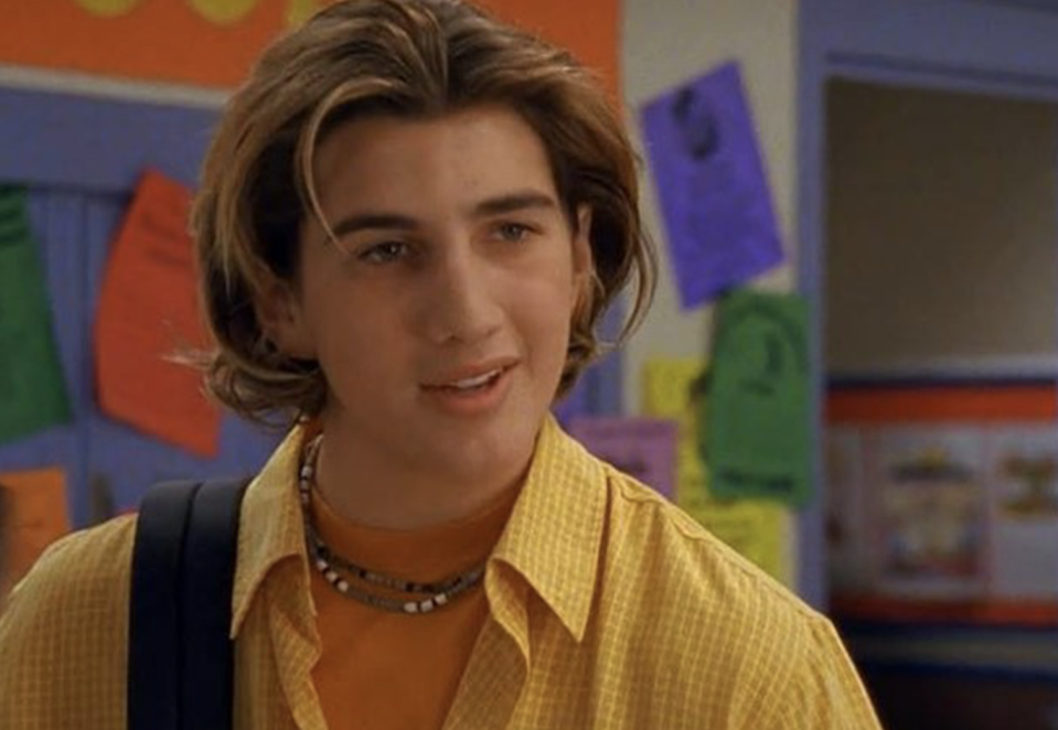 Clayton as Ethan in school in "Lizzie McGuire"