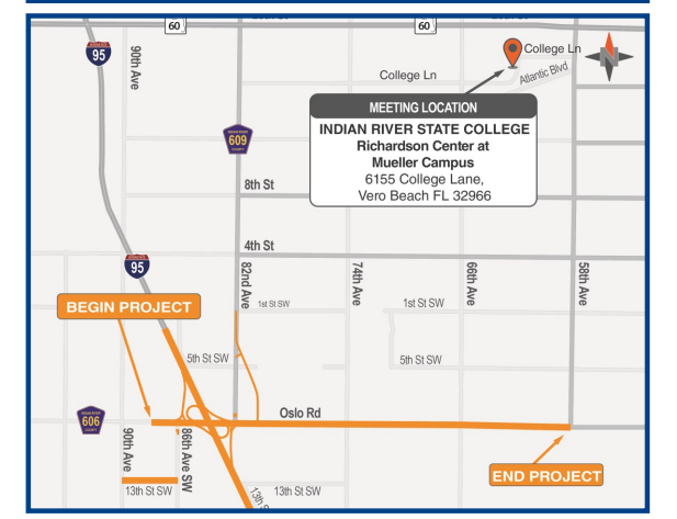 FDOT's plan for an I-95 interchange at Oslo Road, Indian River County.