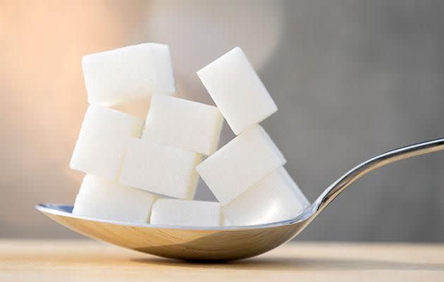 10.5 cups of sugar can kill a 68kg person. Photo: Getty