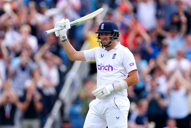 Jamie Overton celebrates his half-century