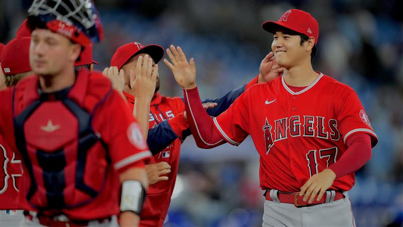 大谷翔平將和天使簽下1年3000萬美金的合約。（圖／翻攝自天使推特）