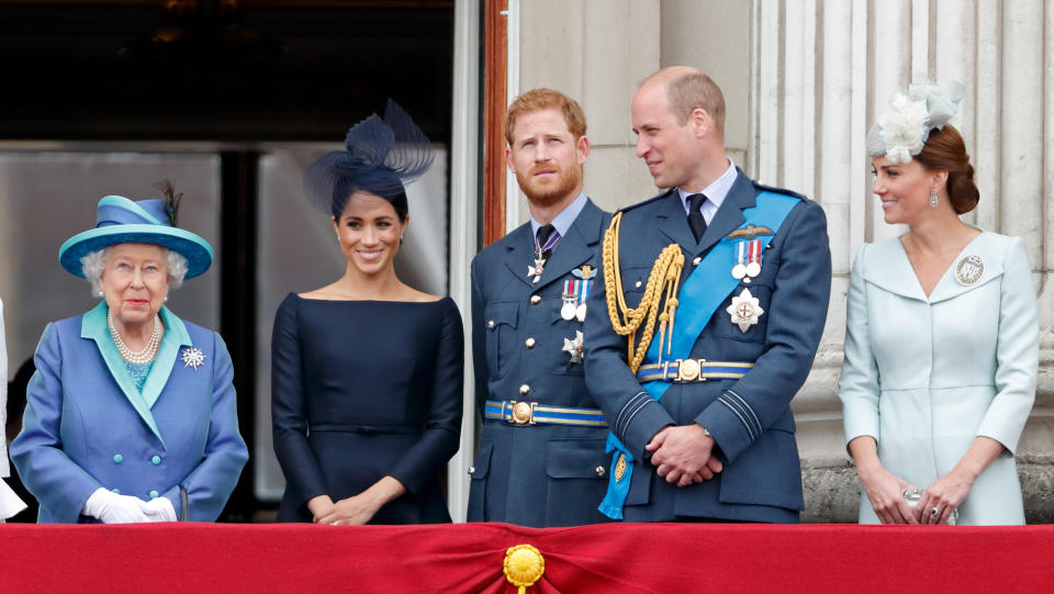 The Queen has legal custody of any grandchildren, including any Prince Harry and Meghan Markle might have. Photo: Getty