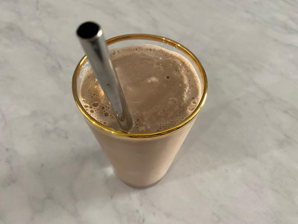 Chai chocolate milkshake.