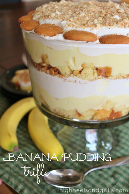 <strong>Get the <a href="http://www.highheelsandgrills.com/2013/03/banana-pudding-trifle.html" target="_blank">Banana Pudding Trifle recipe</a> from High Heels And Grills</strong>