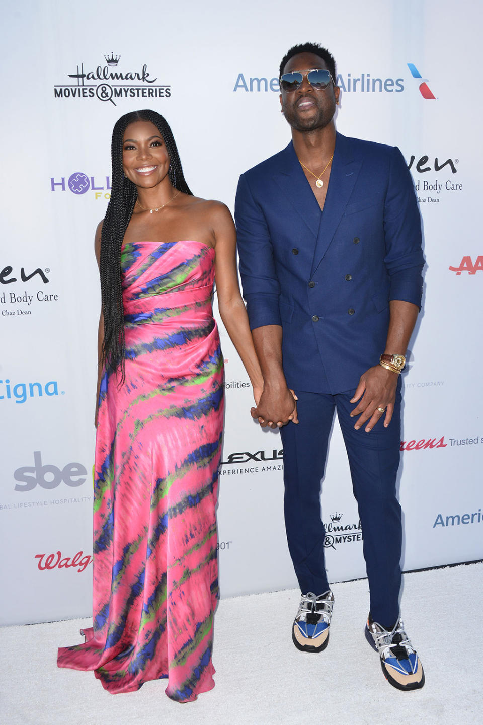 Gabrielle Union and Dwyane Wade on the red carpet. - Credit: Splash News