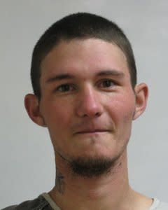 Shane Anthony Vernon, 27, a prisoner who escaped from Coosa County jail for the second time in three weeks on November 19, 2017, is shown in this booking photo provided November 22, 2017.    Coosa County Jail/Handout via REUTERS