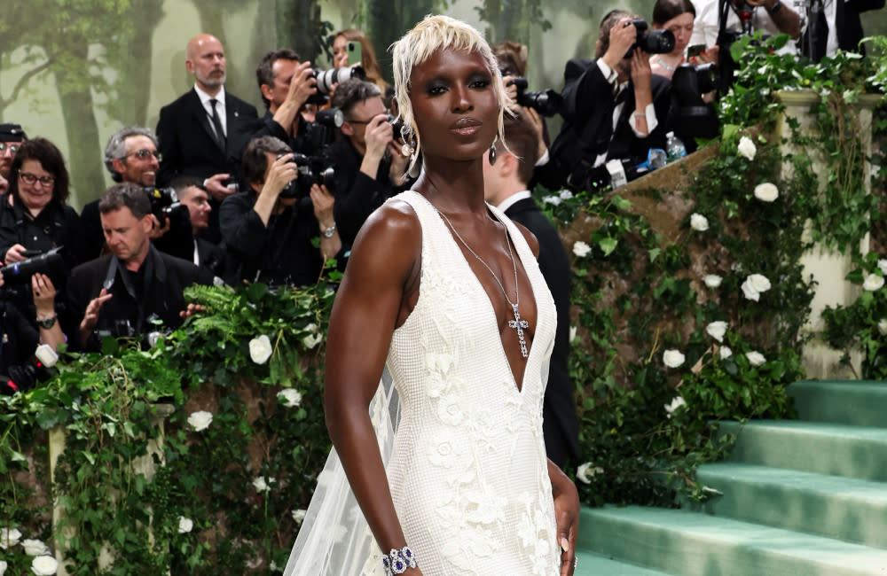 Jodie Turner-Smith's bridal gown was inspired by her divorce credit:Bang Showbiz