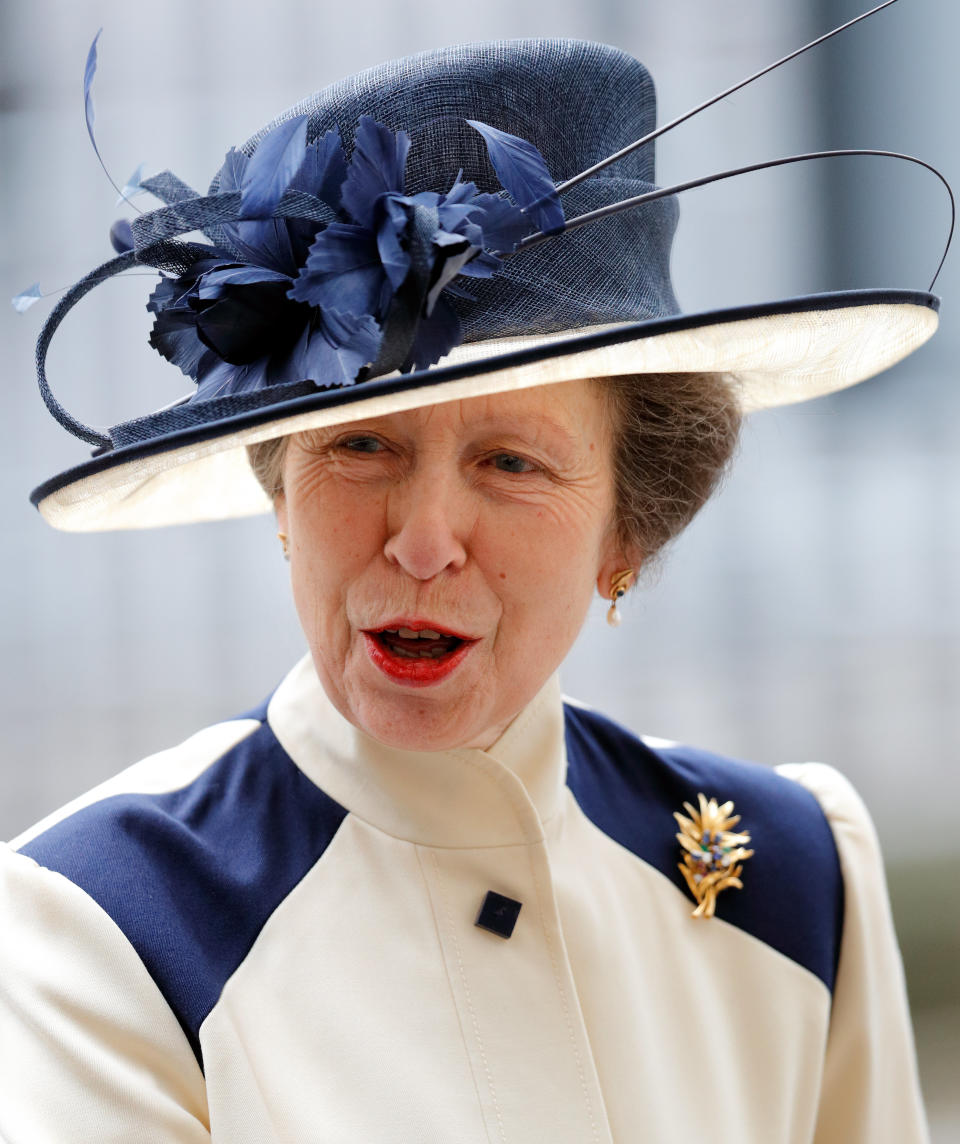 Anne, Princess Royal, attends the 2018 Commonwealth Day service at Westminster Abbey on March 12, 2018, in London.