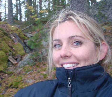 This is me on a camping trip- no makeup and probably no shower for several days!