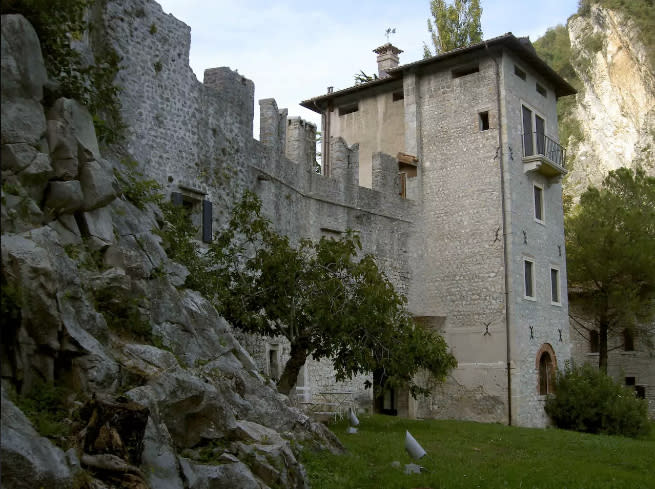 <p>You can have a two-bedroom apartment in the Castrum of Serravalle, a medieval fortress in northeastern Italy, for $250 a night. </p>