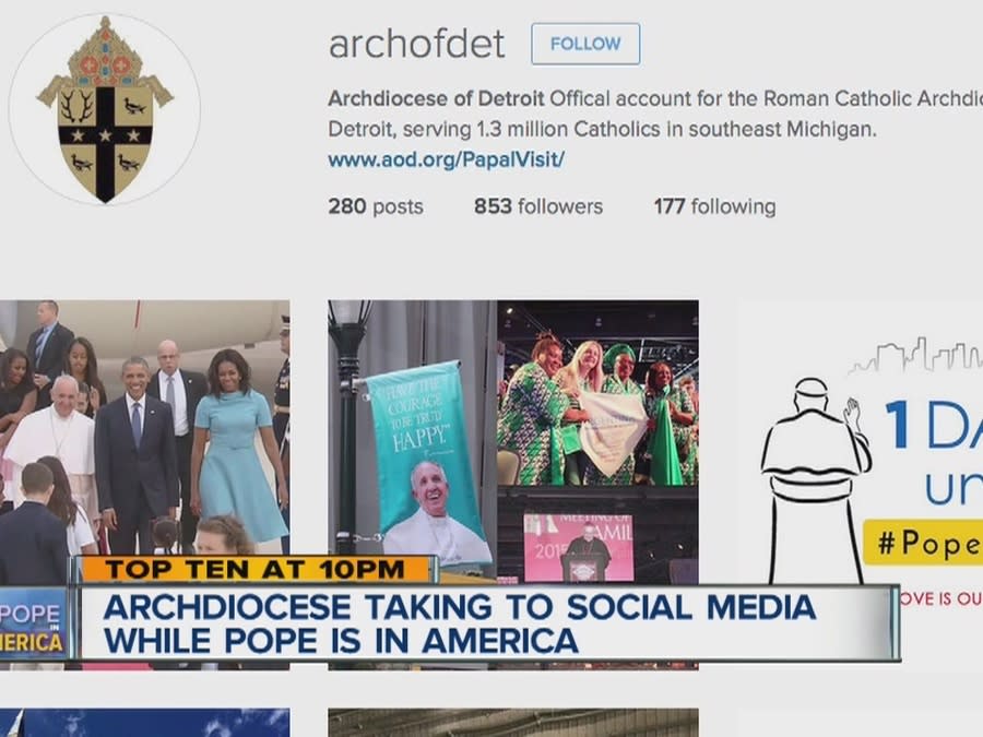 Archdiocese Taking To Social Media For Pope Trip