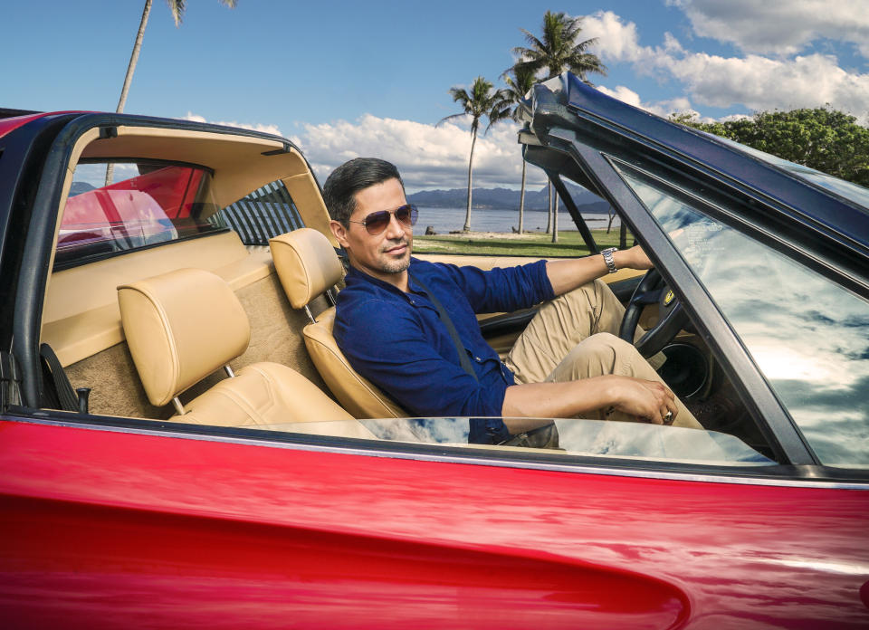 Jay Hernandez plays Thomas Magnum, a decorated former Navy SEAL who becomes a private investigator in Hawaii. (Photo: Karen Neal/CBS/Getty Images)