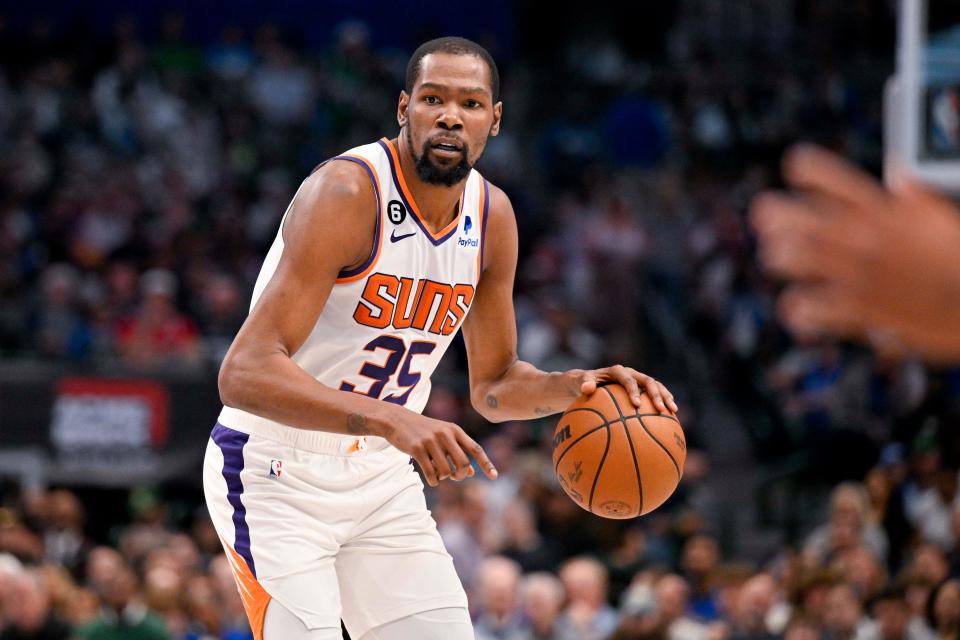 Kevin Durant's first home game as a Phoenix Suns player is expected to come on Wednesday against the Oklahoma City Thunder.