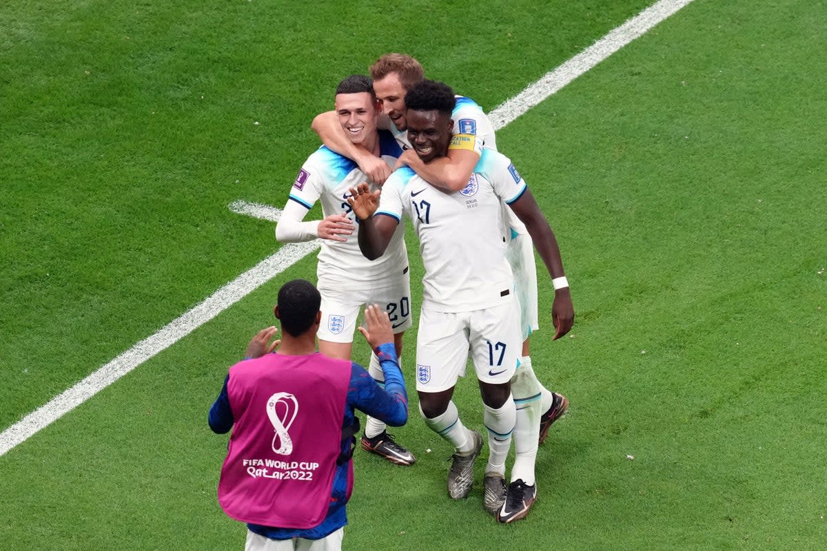 England have been celebrating their win (Nick Potts/PA) (PA Wire)