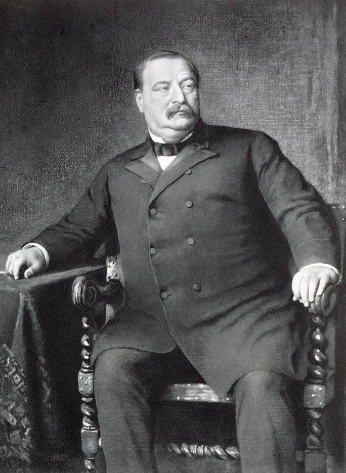 A portrait of Grover Cleveland