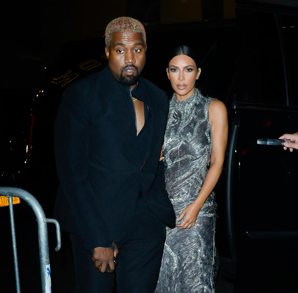 2019 will reportedly bring a new addition to Kanye West and Kim Kardashian’s fam. (Photo: Getty Images)