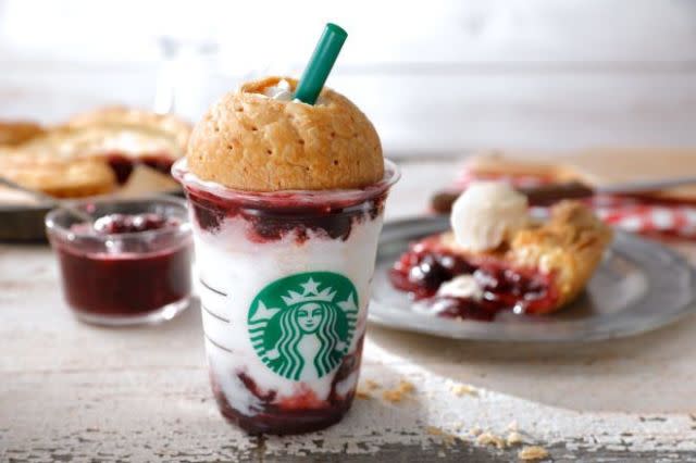 American Cherry Pie Frappucino