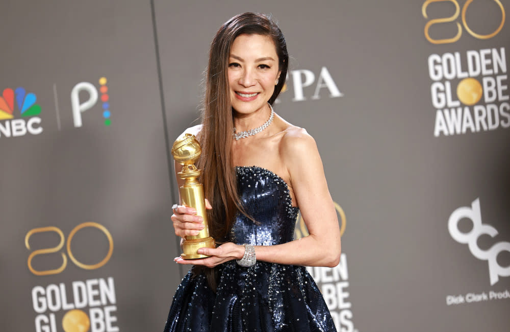 Michelle Yeoh won the Best Actress in a Comedy credit:Bang Showbiz