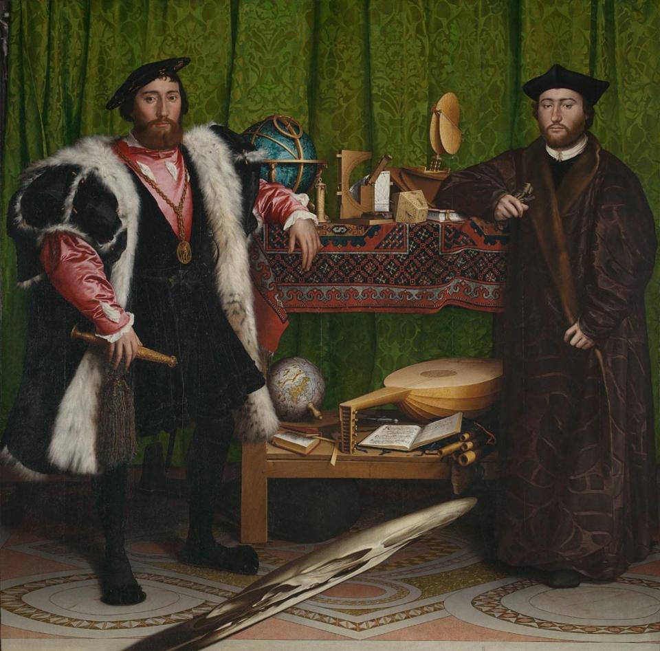 Hans Holbein the Younger's 'The Ambassadors', 1533 - The National Gallery 