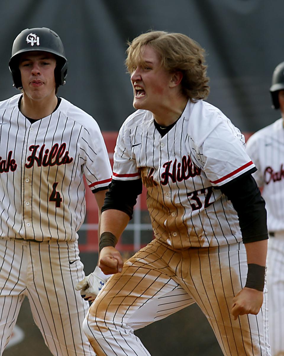 Jameson Richmond is among the Greater Cincinnati home run leaders for the Oak Hills Highlanders.