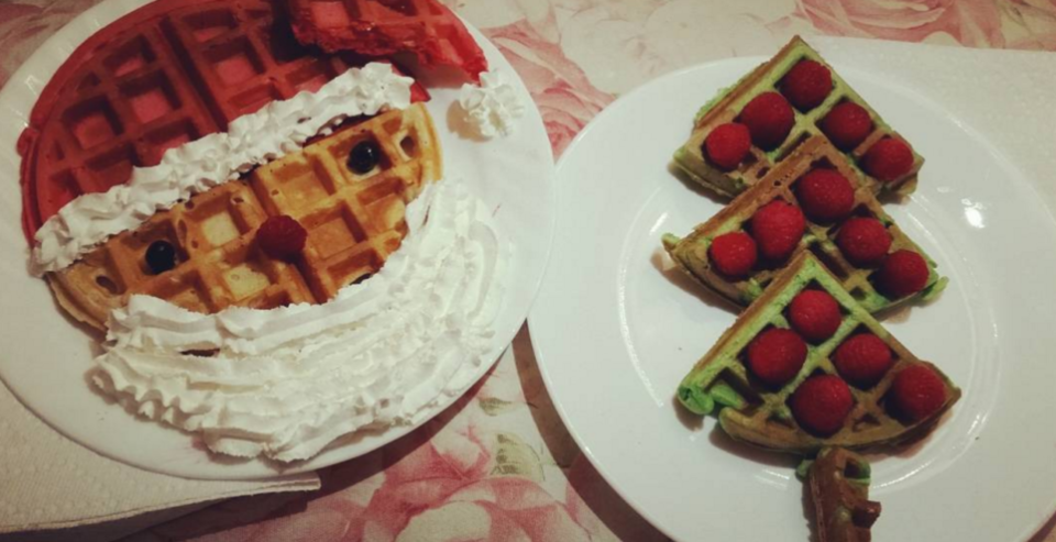 8 holiday-inspired waffles that are just begging to be made this weekend