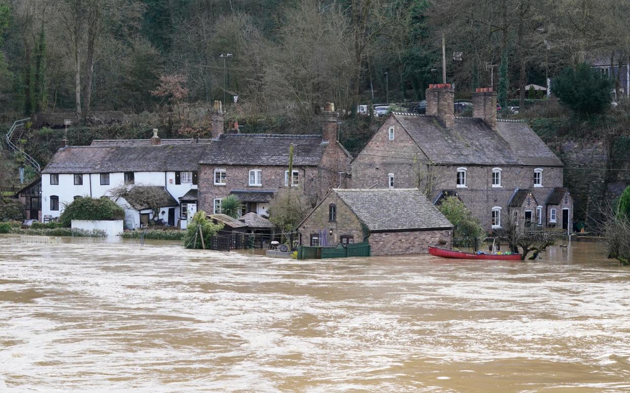 Days of heavy rainfall brought by Storm Christoph has led to heavy flooding in parts of England and Wales - Peter Goddard