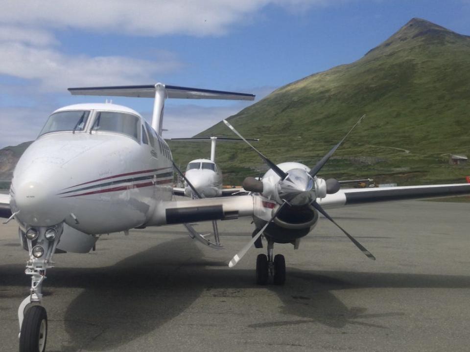 King Air 200s at Dutch Harbor in Alaska.