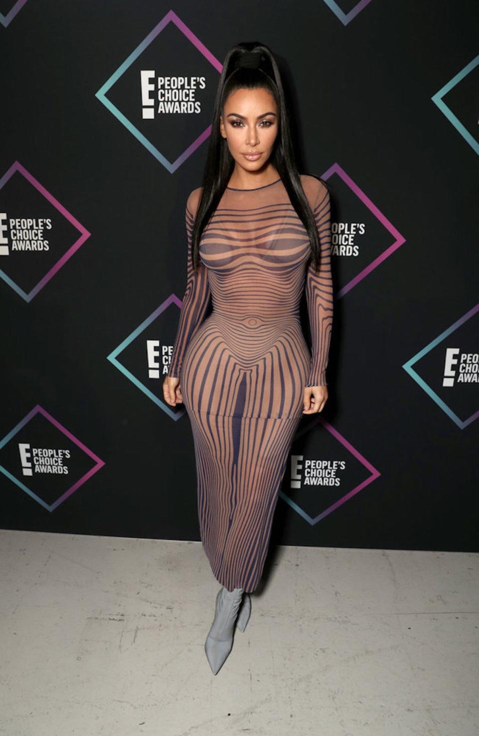 Kim Kardashian people's choice dress