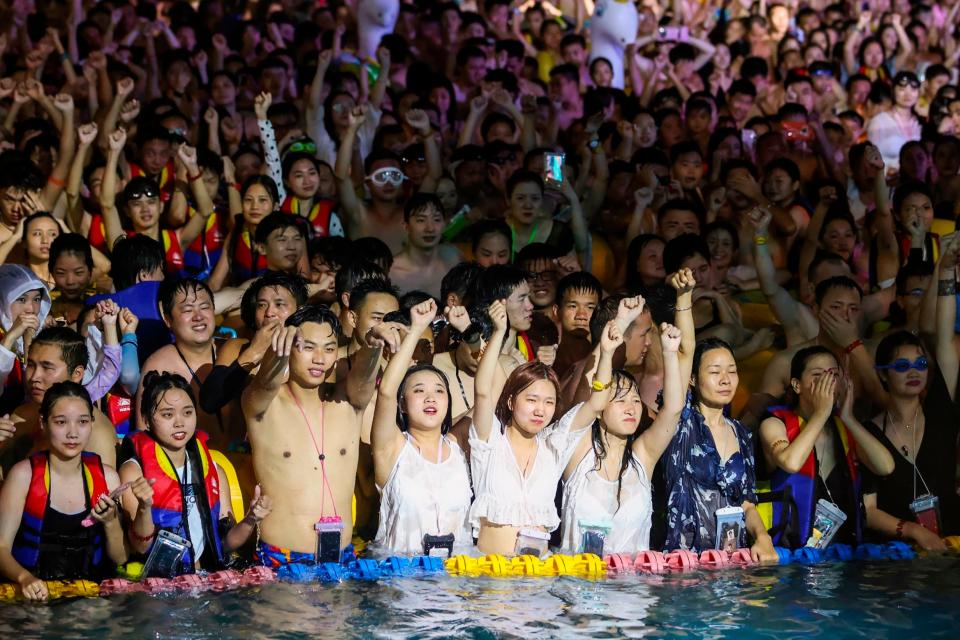 People at the festival (AFP via Getty Images)