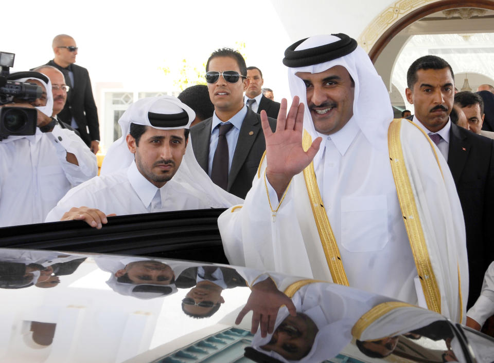 Tamim ben Hamad Al Thani, l'émir héritier du Qatar, propriétaire du PSG. AFP