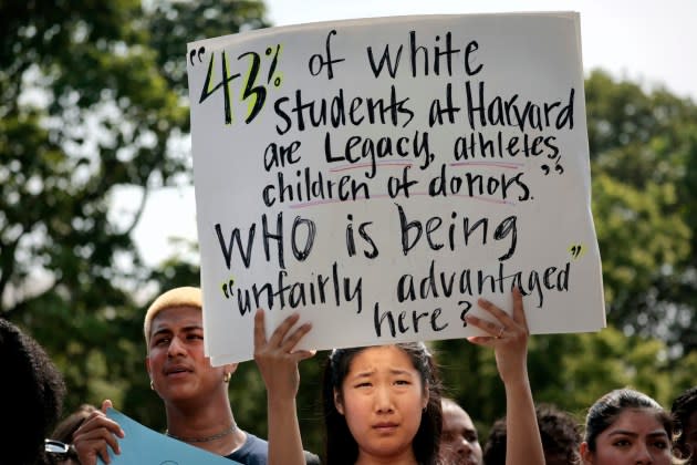 Harvard Affirmative Action Protest - Credit: Craig F. Walker/The Boston Globe via Getty Images