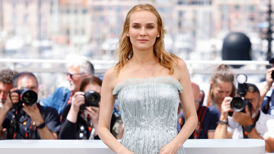 Diane Kruger in Jason Wu on May 21. - Vianney Le Caer/Invision/AP