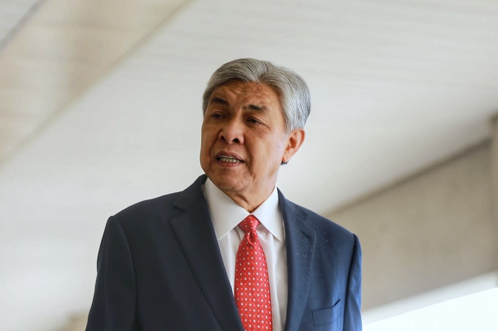 Datuk Seri Ahmad Zahid Hamidi is pictured at the Kuala Lumpur High Court December 12, 2019. — Pictures by Ahmad Zamzahuri