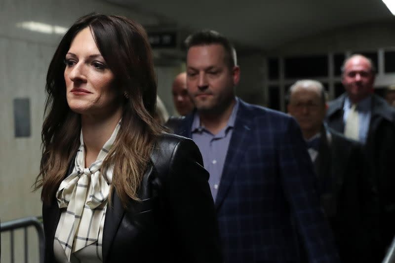 Film producer Harvey Weinstein's defense attorney Donna Rotunno is seen at the New York Criminal Court following film producer Harvey Weinstein's guilty verdict in his sexual assault trial in New York